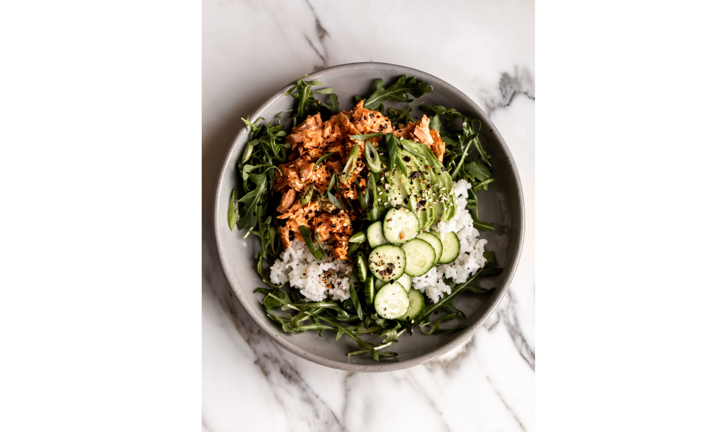 Spicy-Salmon-Salad-Rice-Bowls