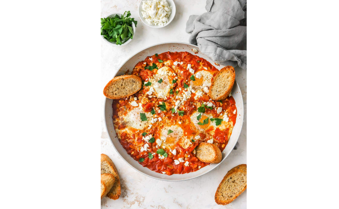 curried Shakshuka eating bird food