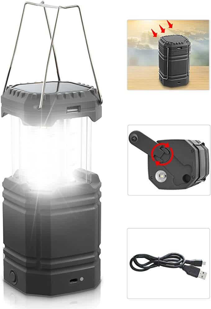flashlight and lantern