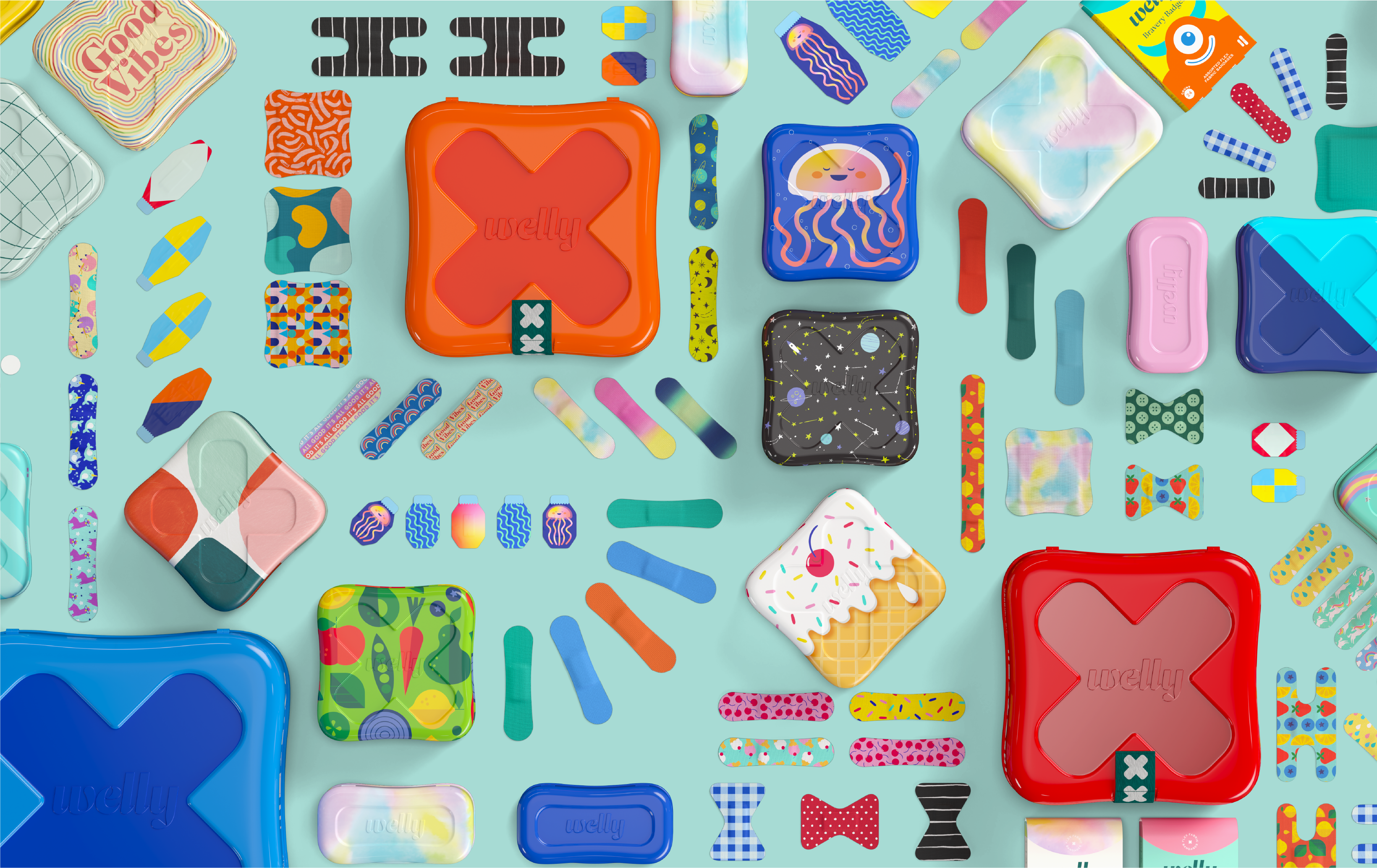 Assorted Welly bandages