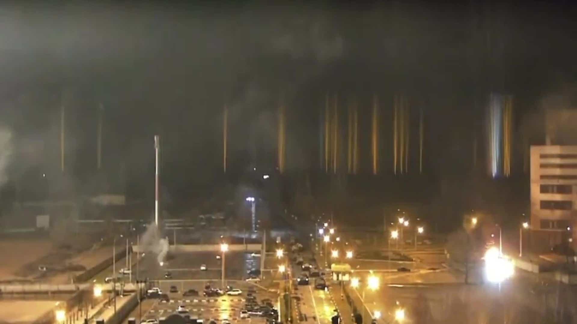 Fire at Ukrainian nuclear plant