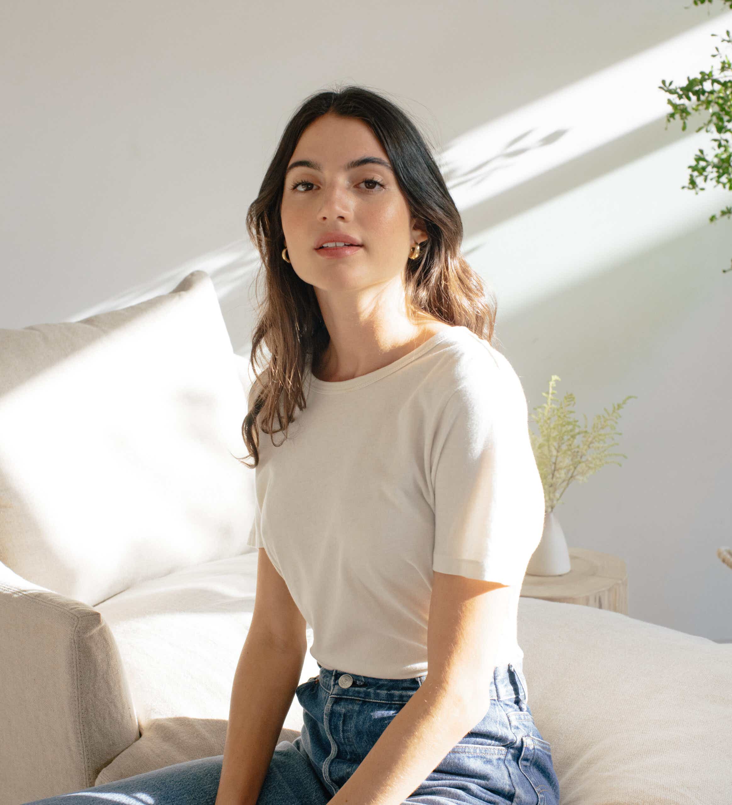 Cotton Basic Tee – Jenni Kayne