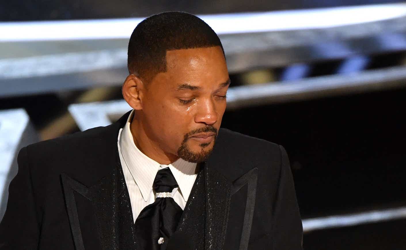 will smith crying at the Oscars 2022