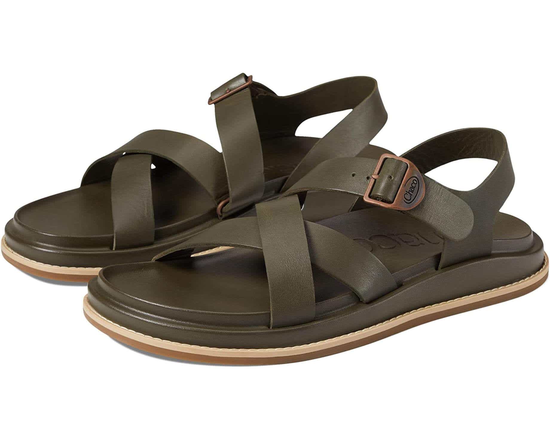 leather chaco sandals