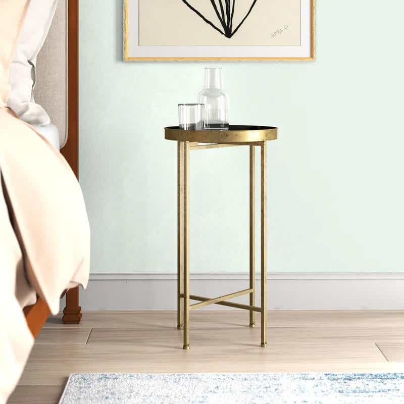 gilded side table