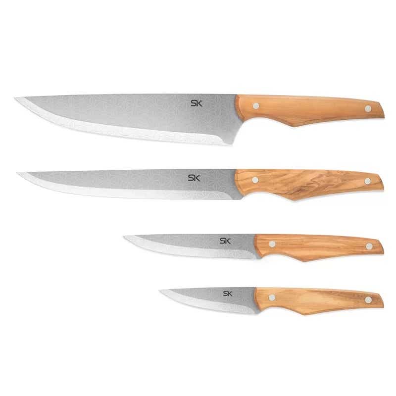 4 cooking knives