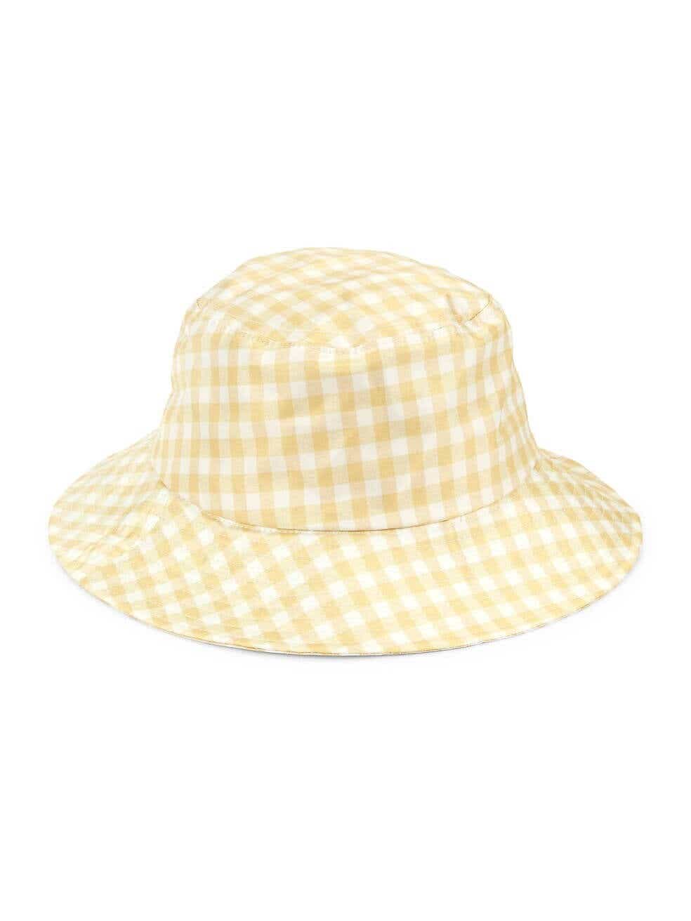 gingham bucket hat