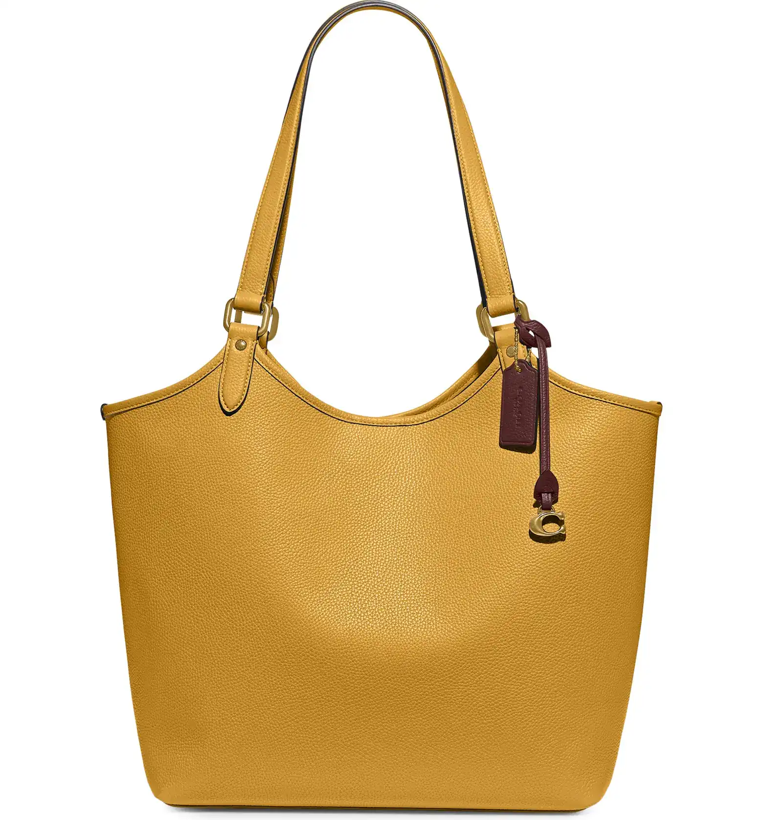 Polished Pebble Leather Day Tote