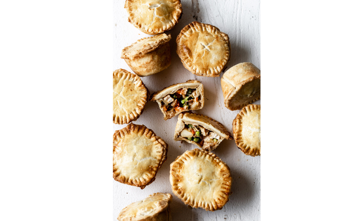 Mini Chicken and Prosciutto Pot Pies Kylie mason chambers