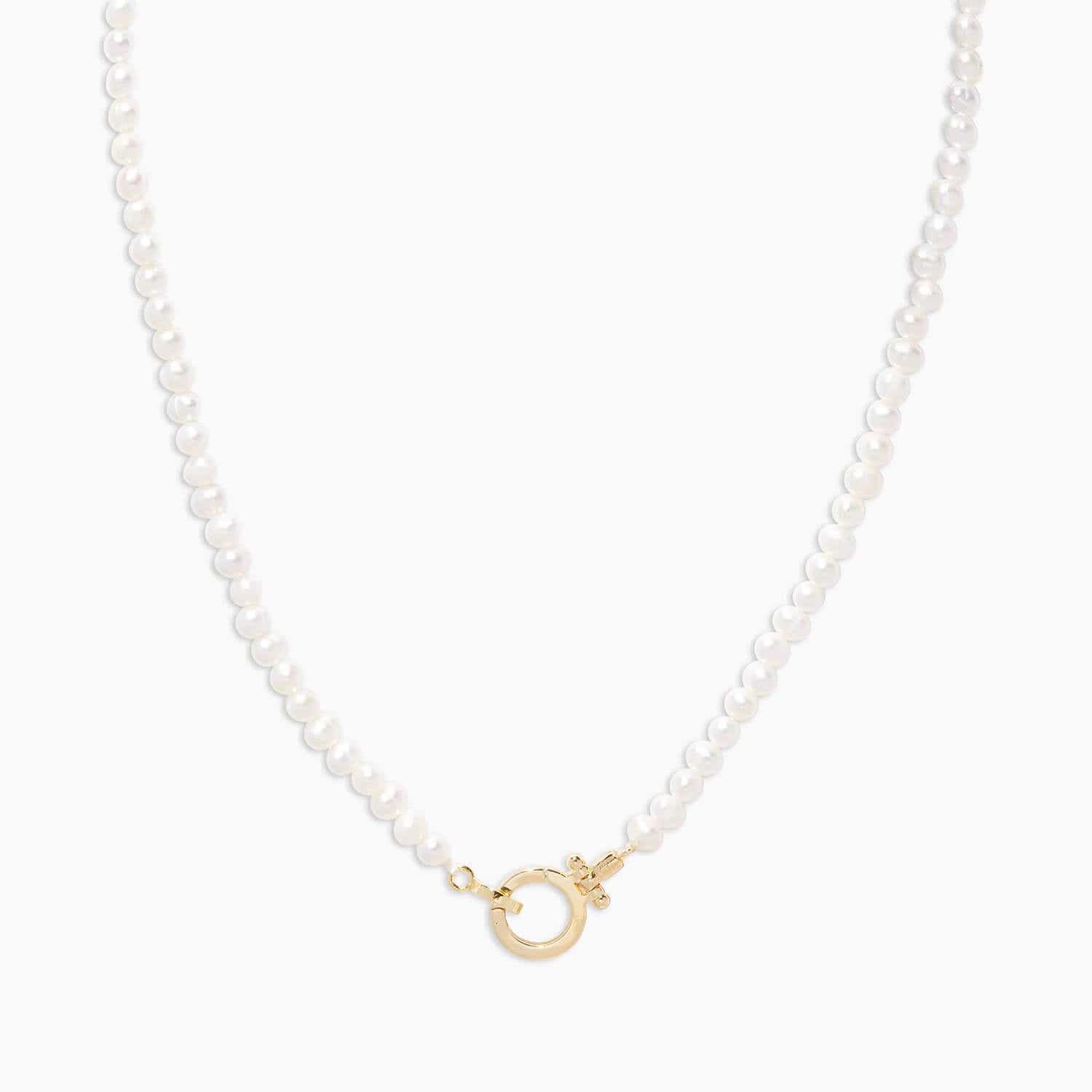 gorjana pearl necklace