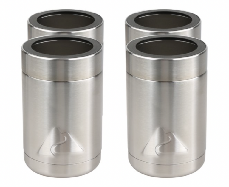 Ozark Trail 12 oz Stainless Steel Can Coolers, set of 4