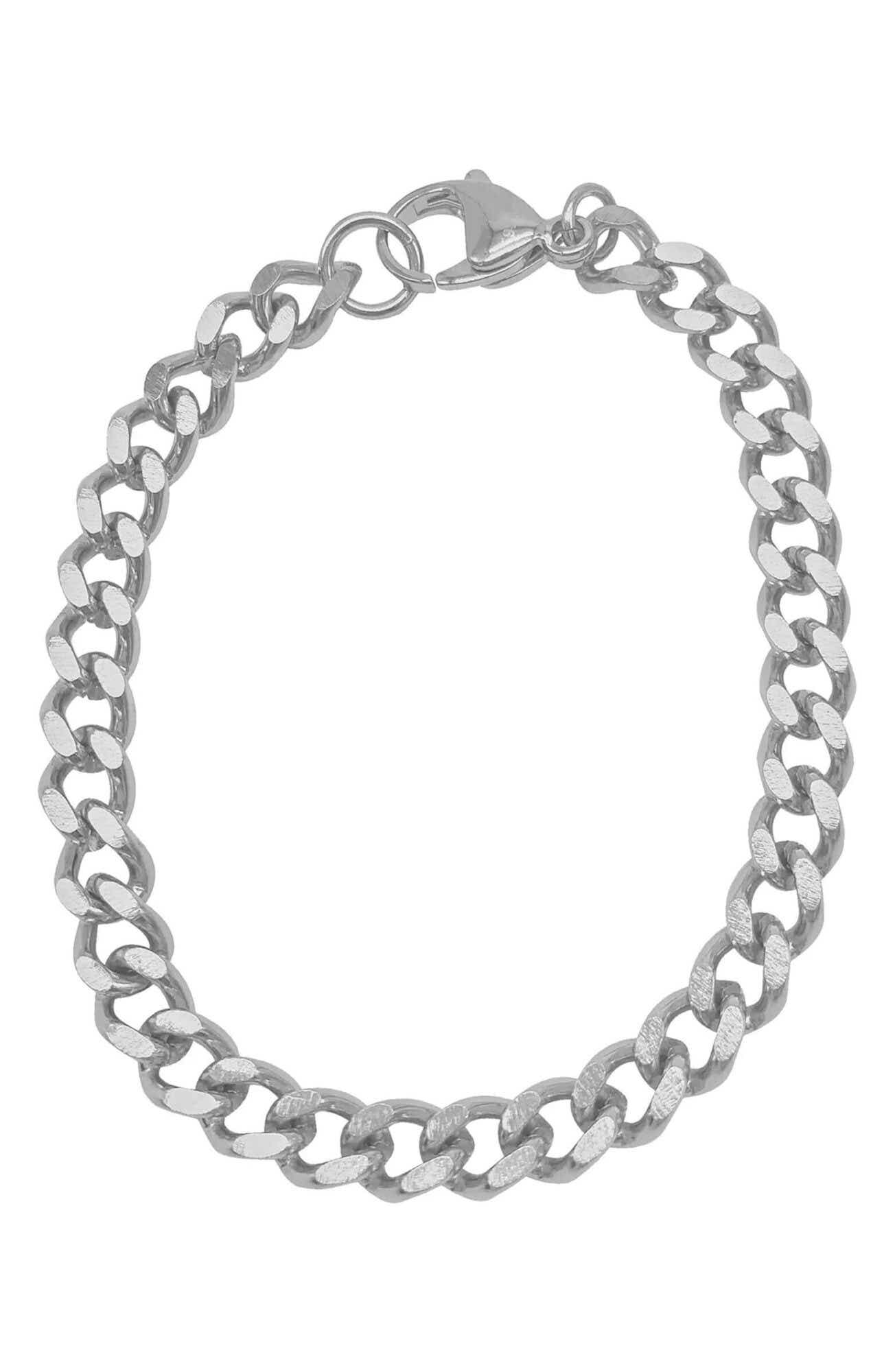 chunky curb chain bracelet