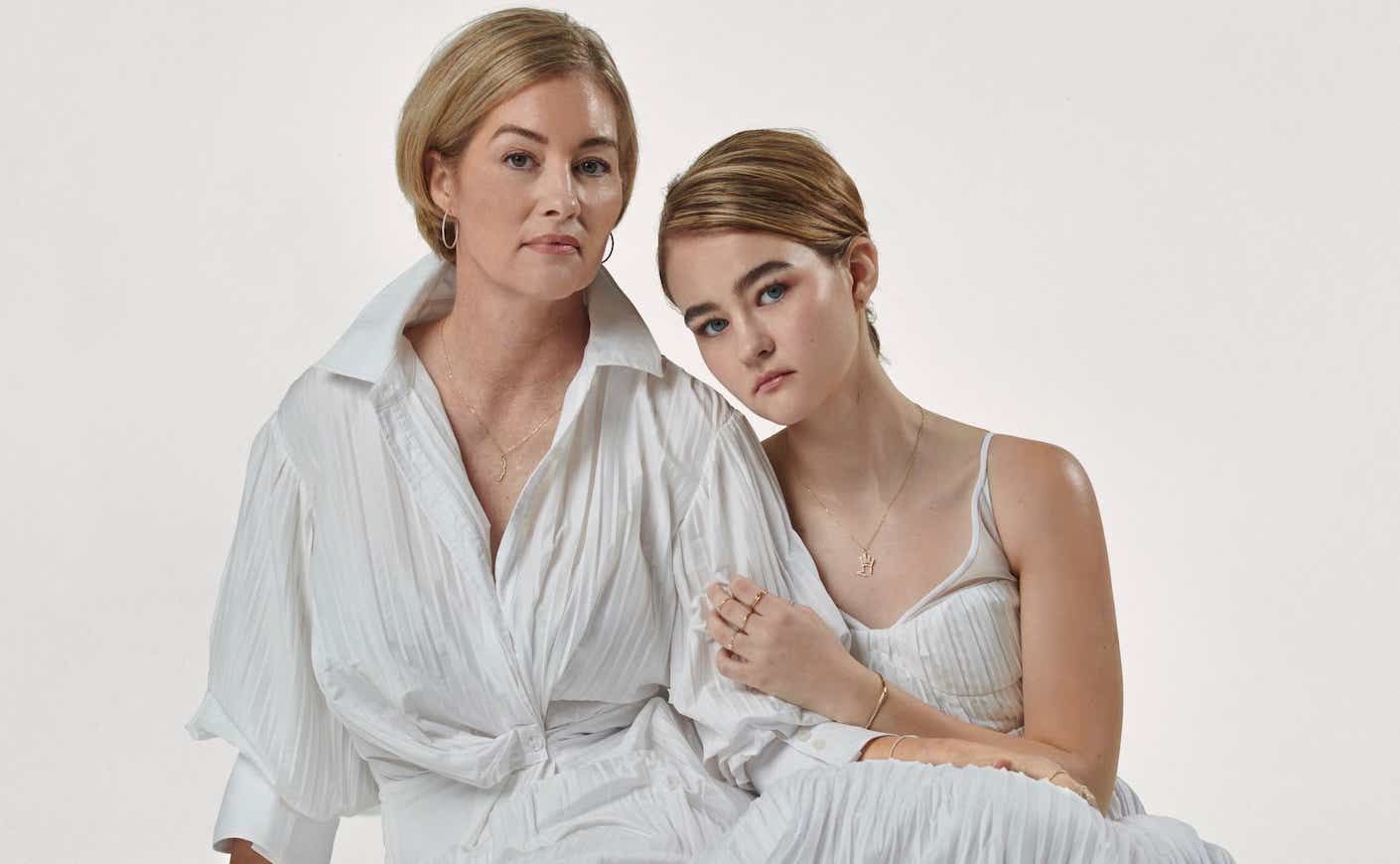 actress millie simmonds and her mom
