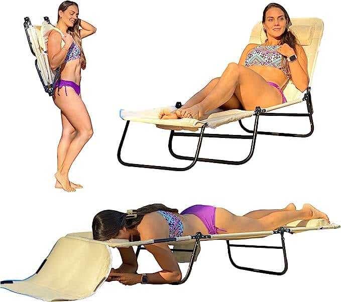 multiposition beach chair