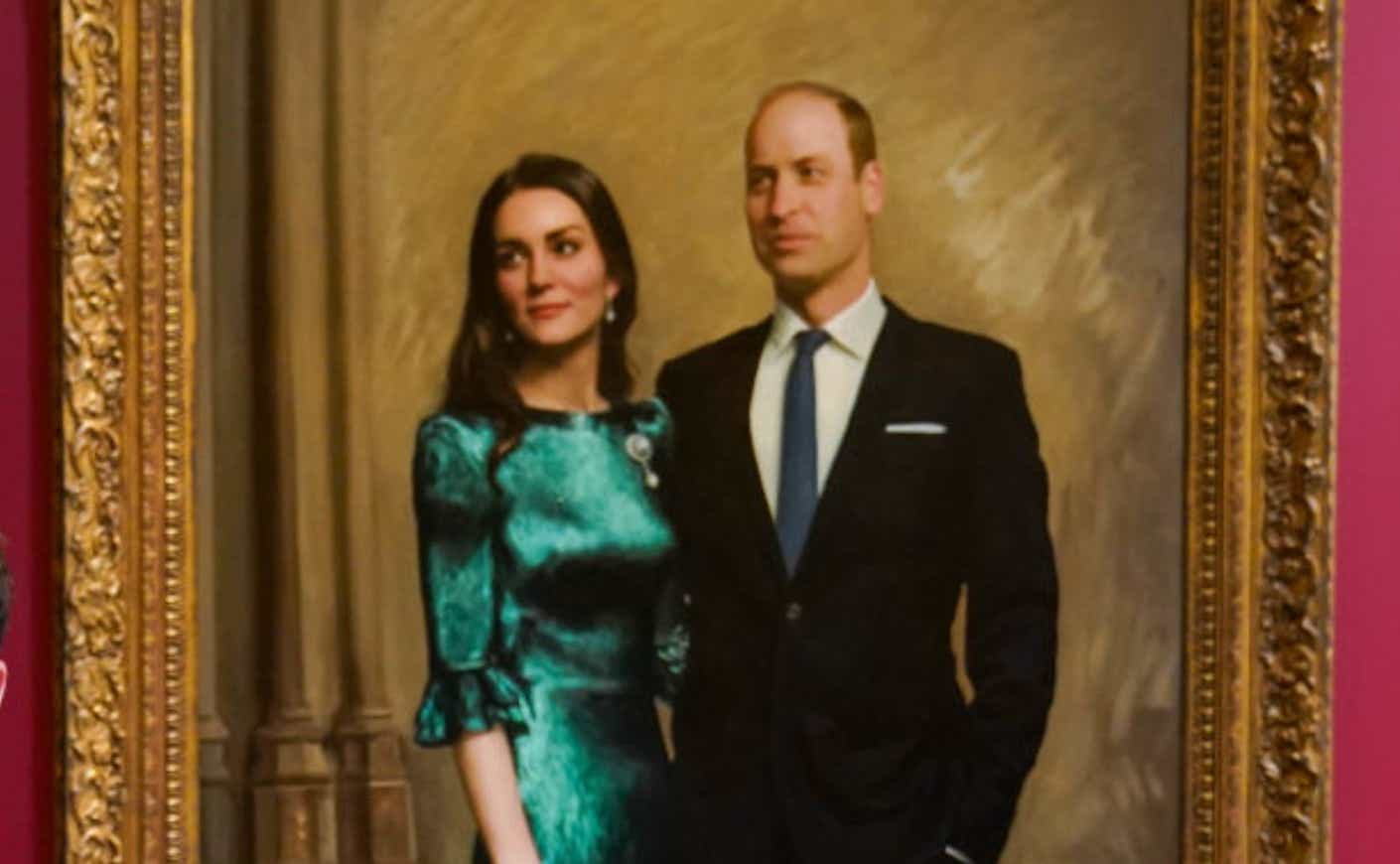 Portrait of Prince William and Katie Middleton by Jamie Coreth