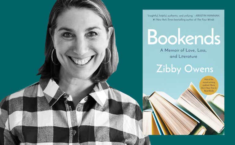 zibby owens and her book cover, Bookends