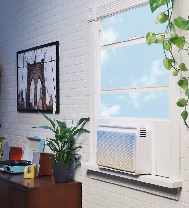 windmill air conditioner in a window