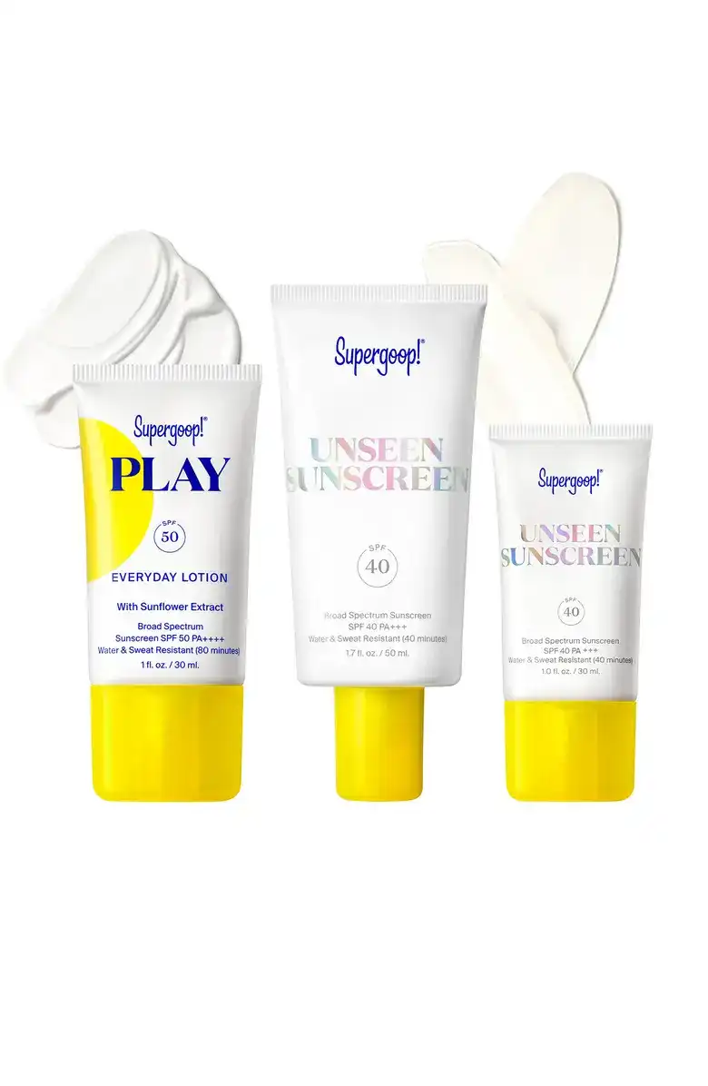 Supergoop Unseen & Play Sunscreen SPF 50 Set $78 Value