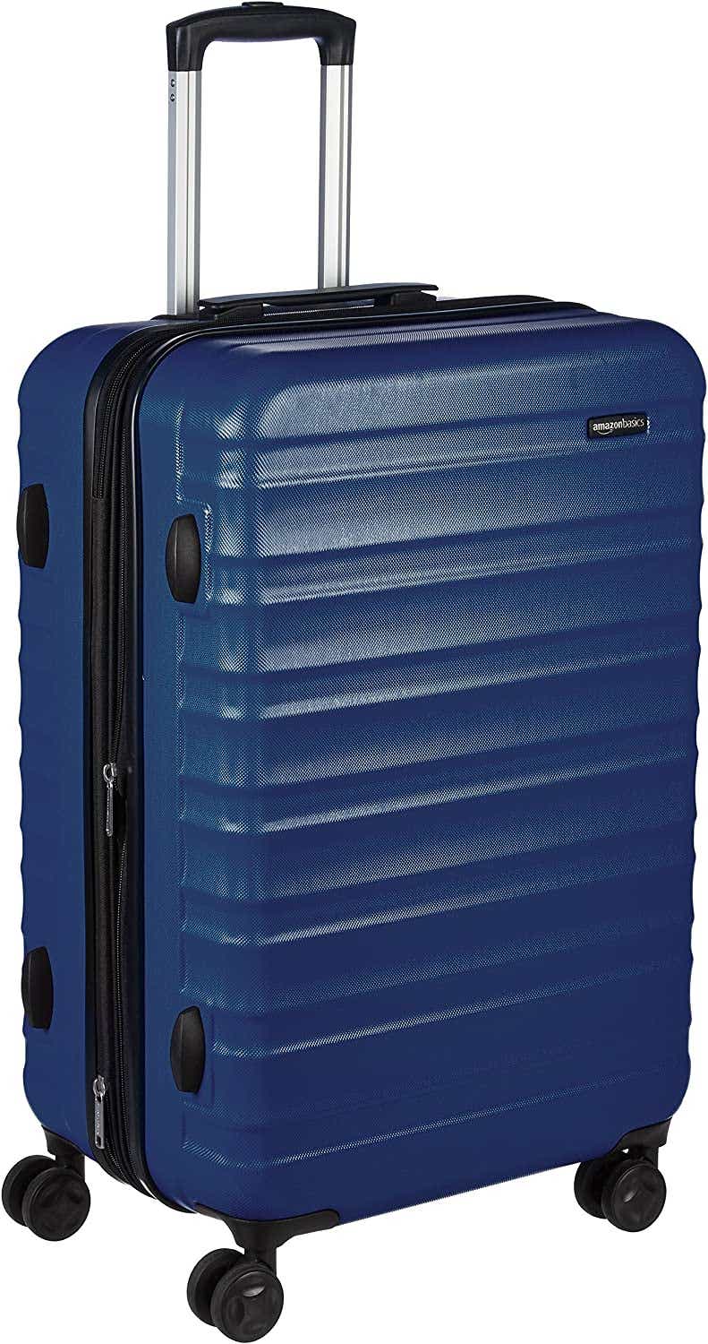 Amazon Basics 26-Inch Hardside Spinner, Blue