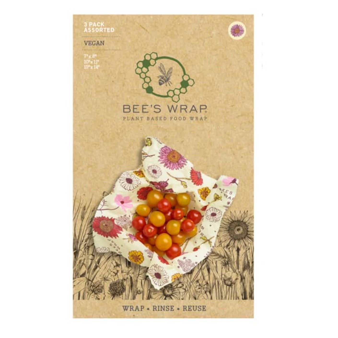 Bee's Wrap Sandwich Wrap Reusable Beeswax Food Wrap Sustainable Plastic  Free Food Storage : Target