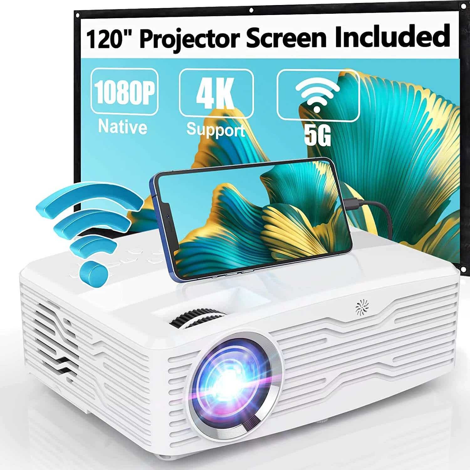 wireless projector and screen