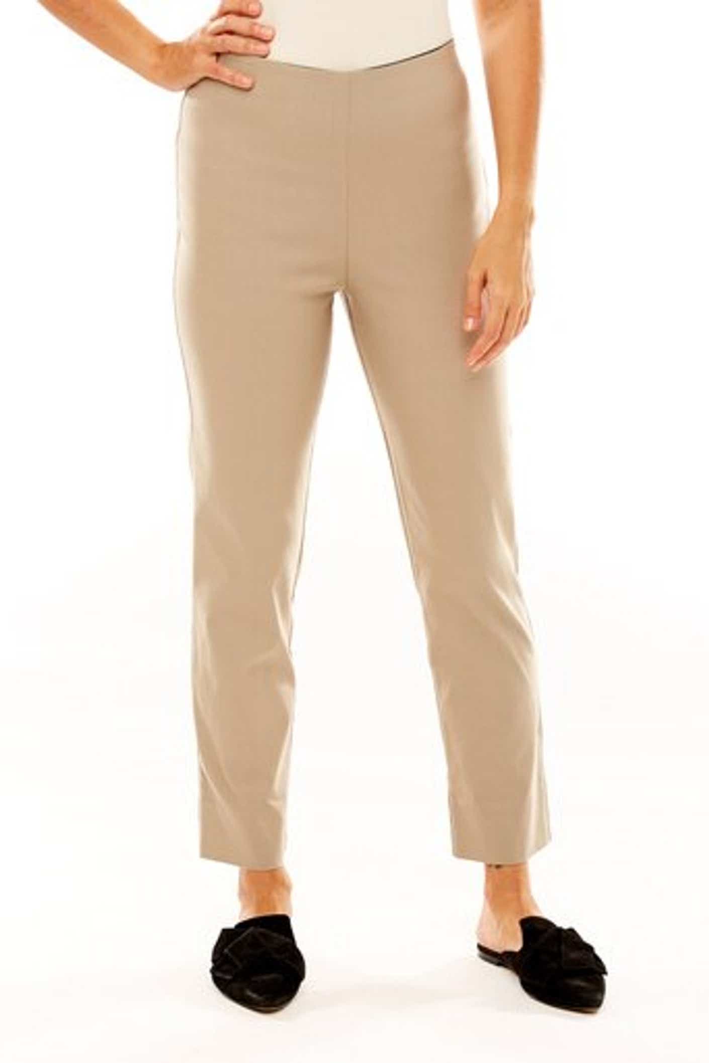 Women's Lakewashed Chino Pants, Mid-Rise Pull-On Ankle at L.L. Bean