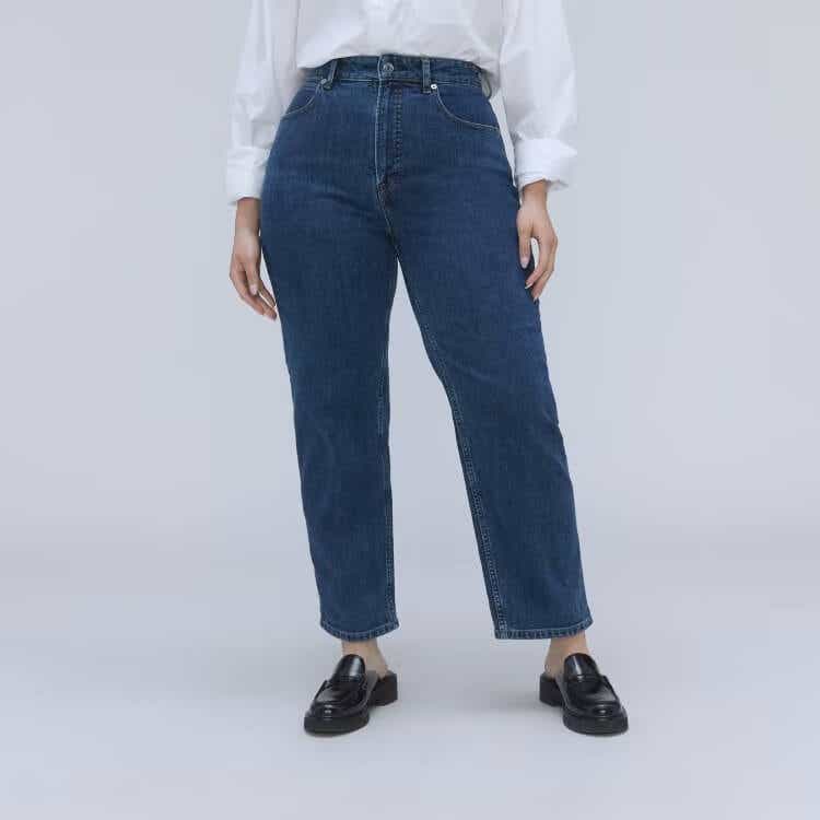 everlane way high jeans