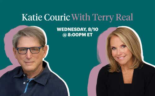 Katie Couric and Terry Real