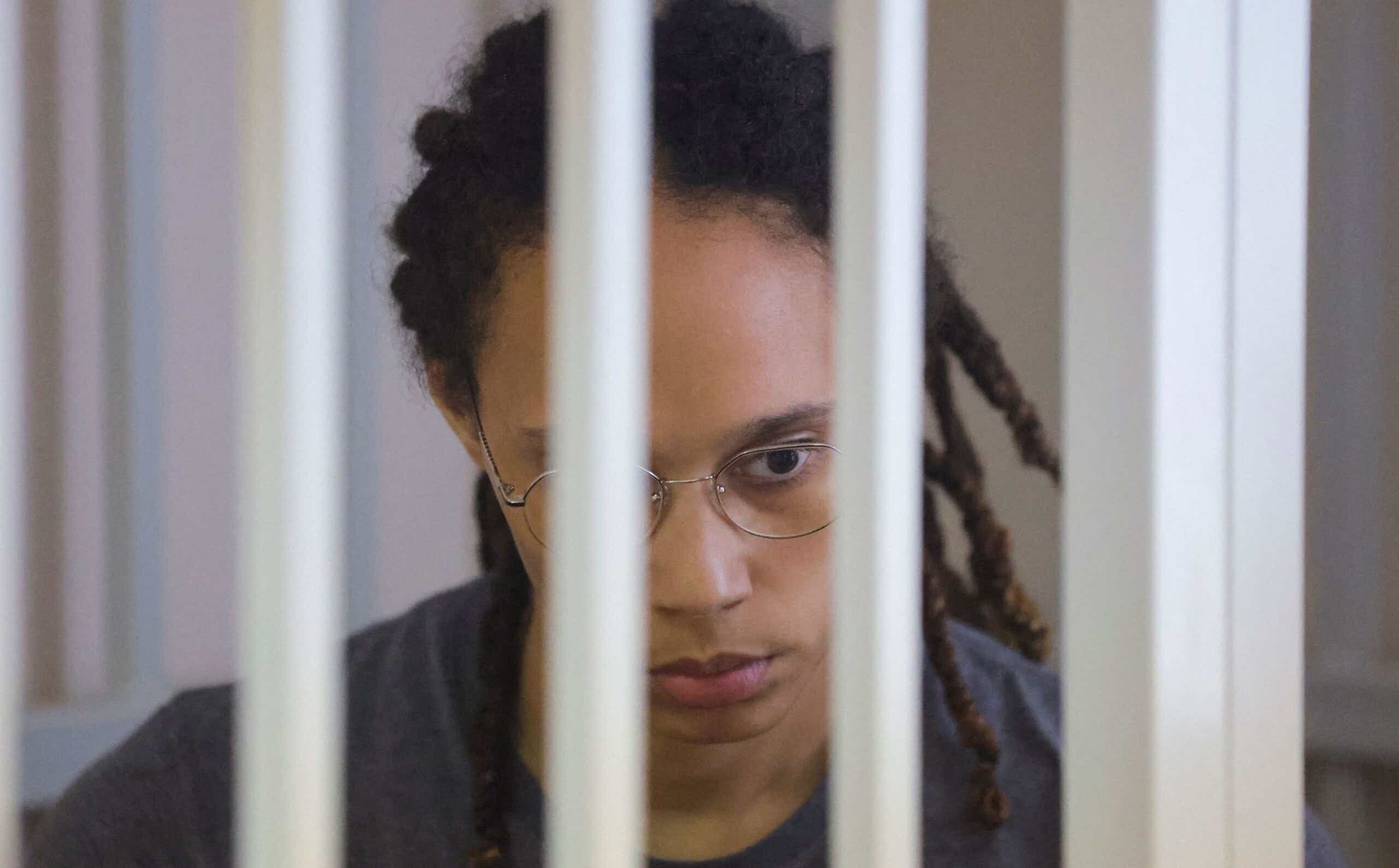 Brittney Griner behind bars
