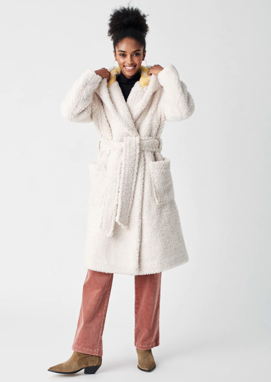 Wonderland Sherpa Robe Coat