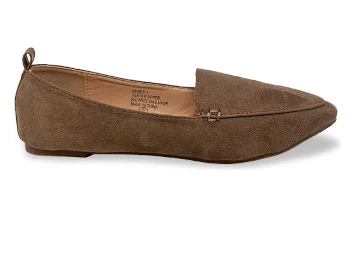 taupe loafer