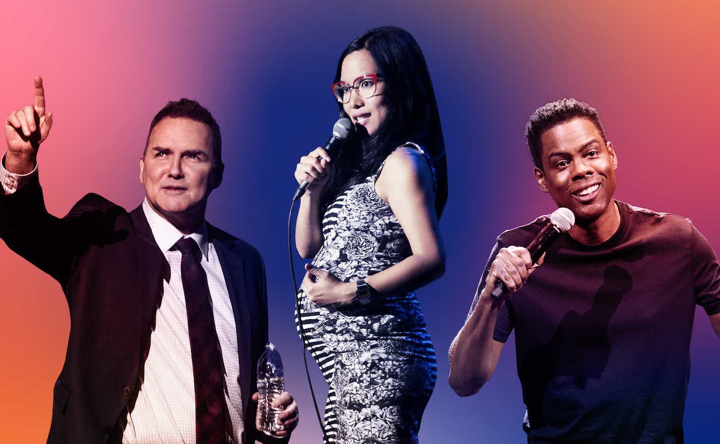 norm macdonald, ali wong, and chris rock