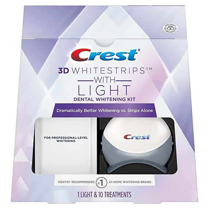 crest white strips with light