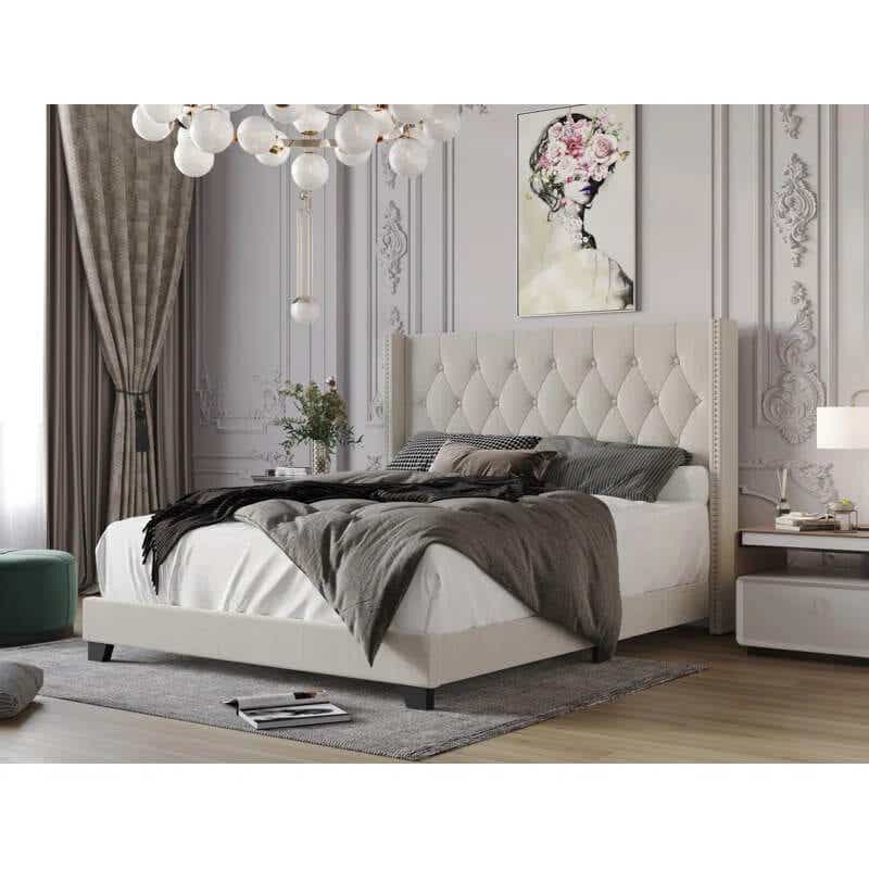 tufted bed frame