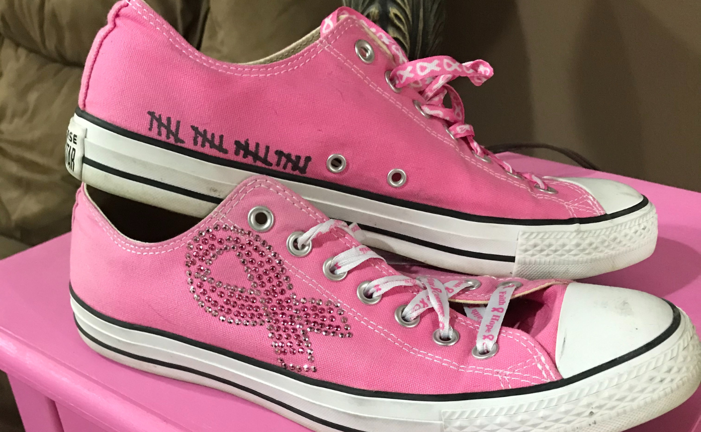 Breast cancer 2024 converse sneakers