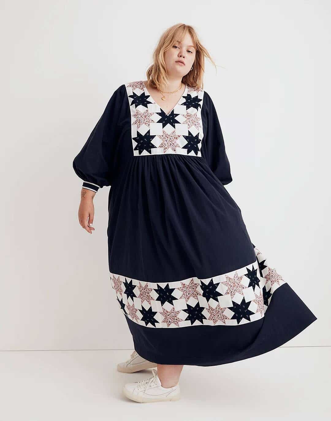 madewell quilted dress