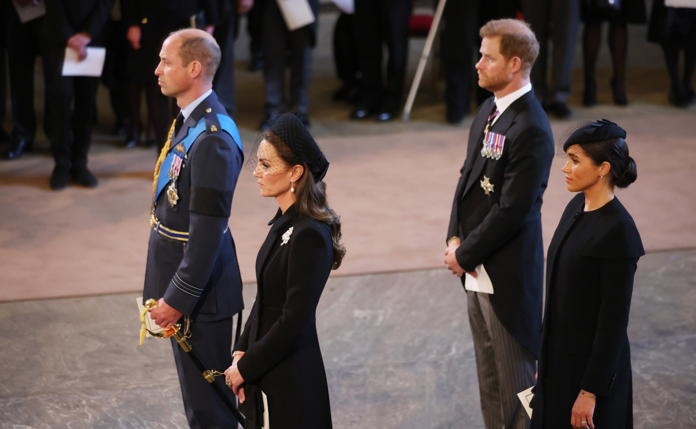 Prince William, Kate Middleton, Prince Harry, Meghan Markle