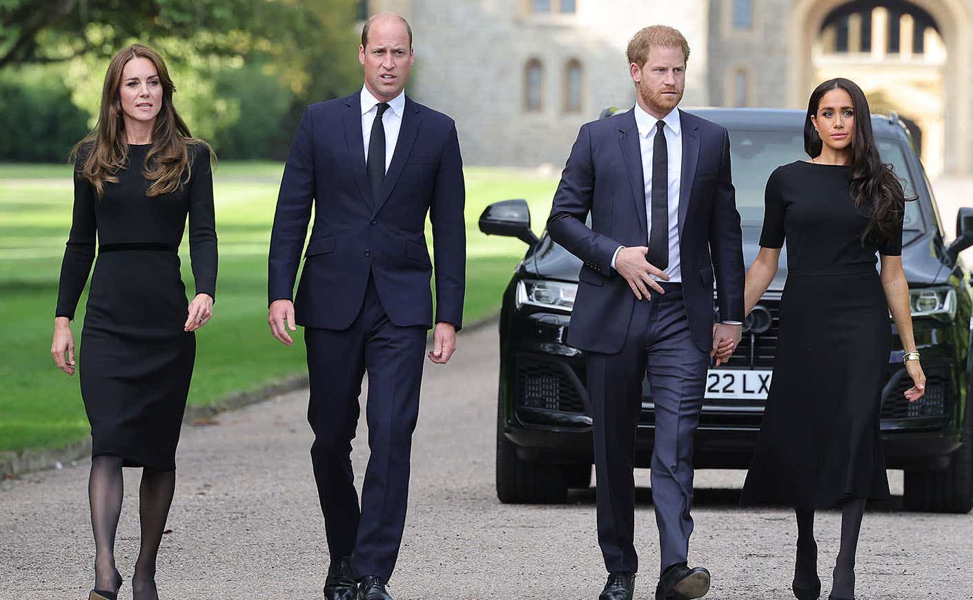 Kate, William, Harry and Meghan