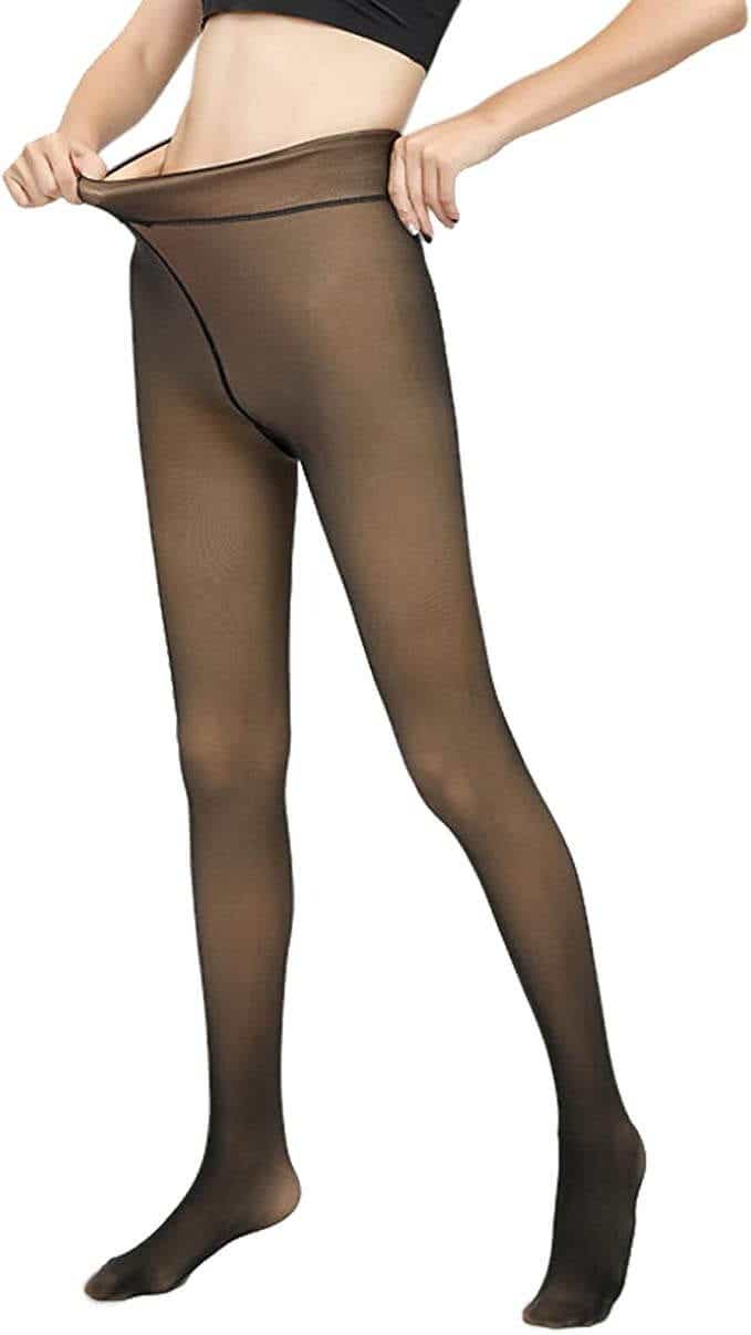 lined tights
