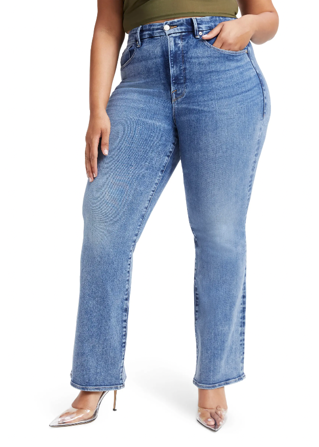 Good American Good Classic High Waist Bootcut Jeans