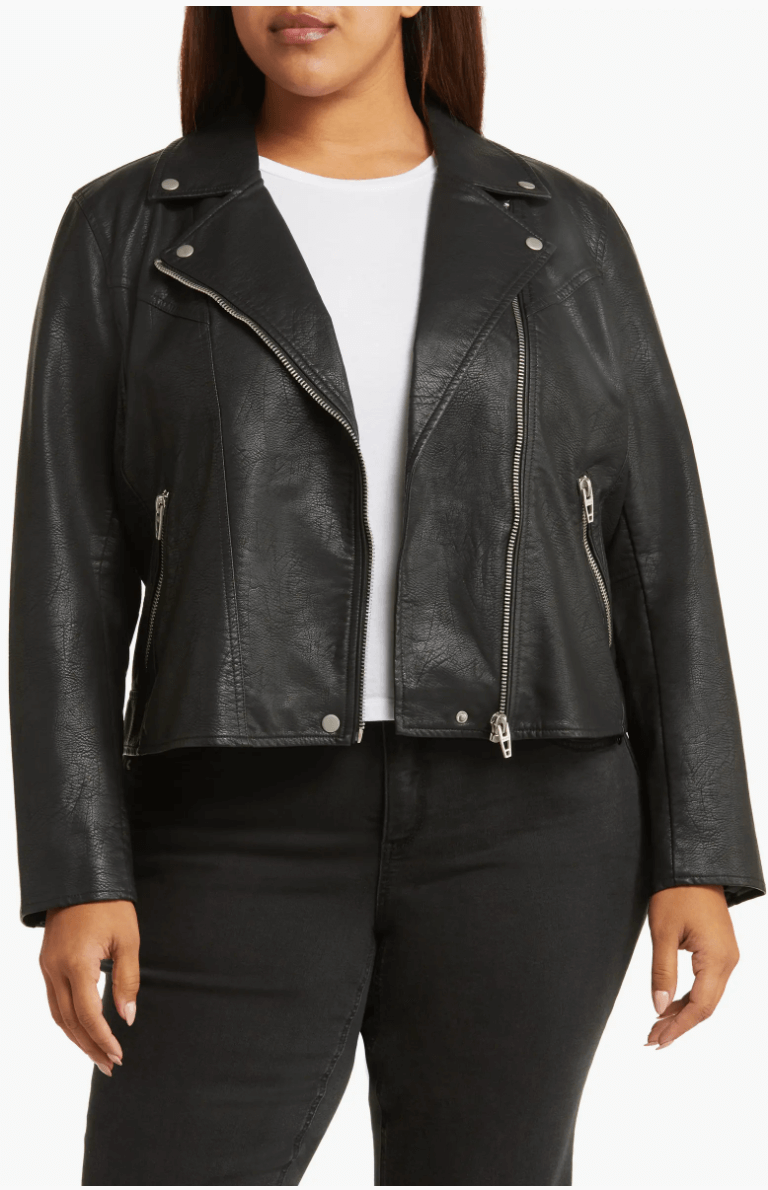 blanknyc faux leather jacket