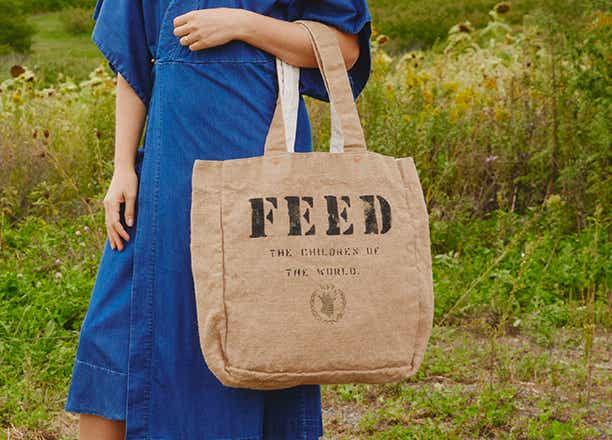 Feed the children on sale bag