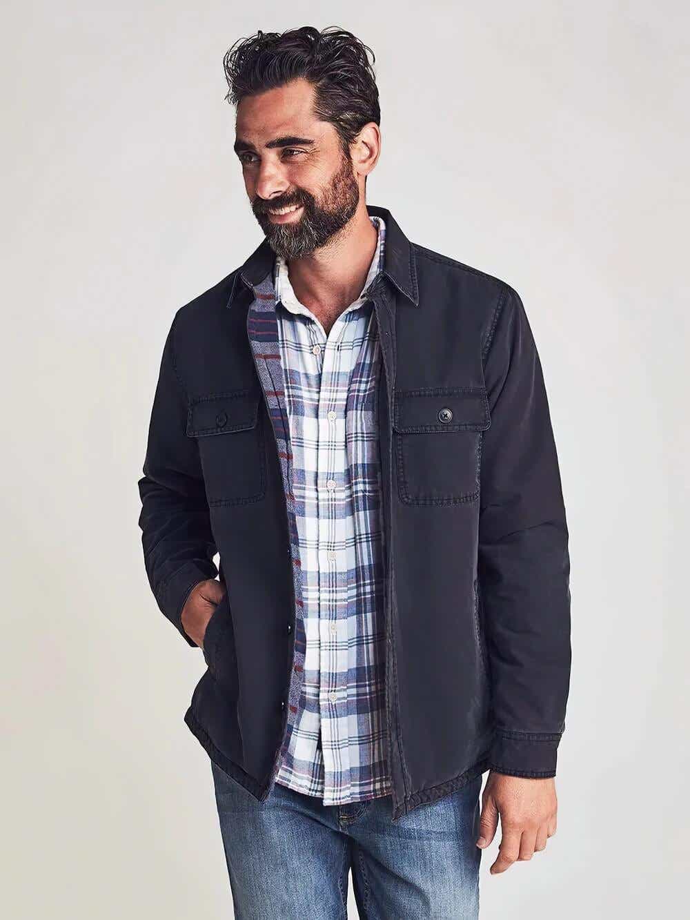 faherty stretch flannel jacket