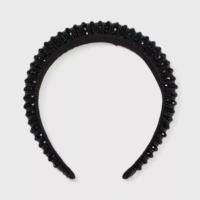 black jewel headband