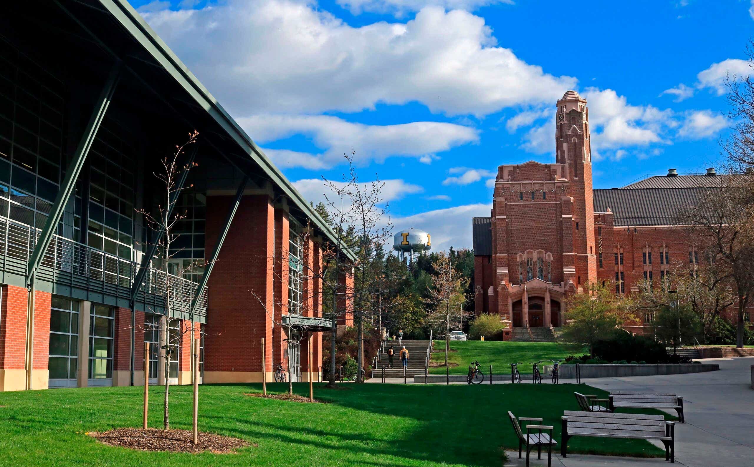 Central campus scene at the University of Idaho