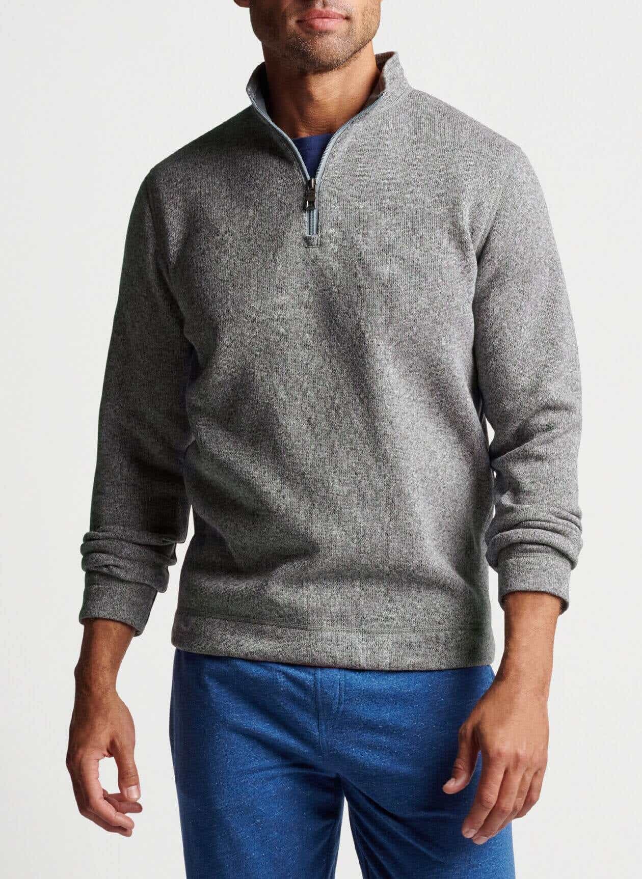 Sherpa Lined Waffle Knit Quarter-Zip Pullover – The American Outdoorsman