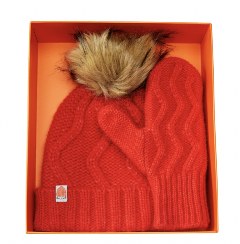 The Beacon Beanie and Mitten Gift Set