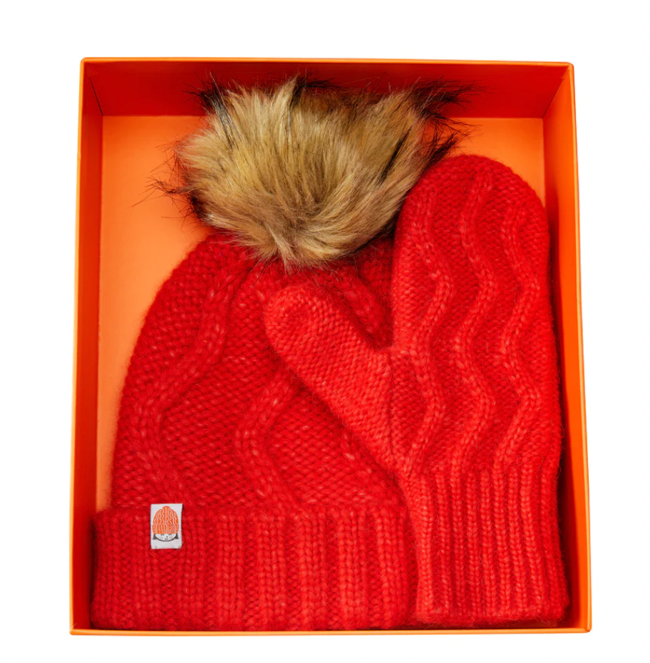 The Beacon Beanie and Mitten Gift Set