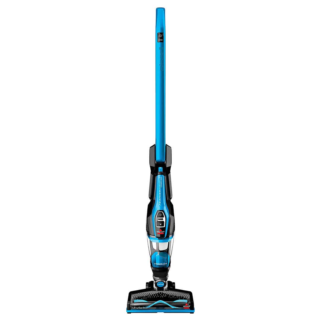 Bissell stick vacuum in blue