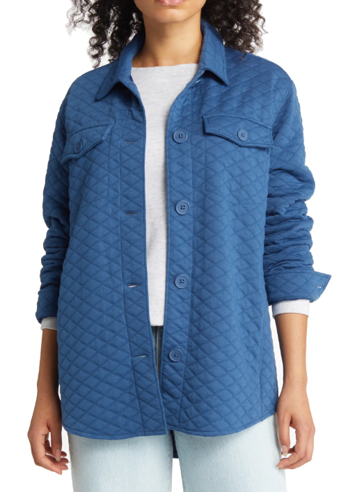 Caslon Quilted Shacket